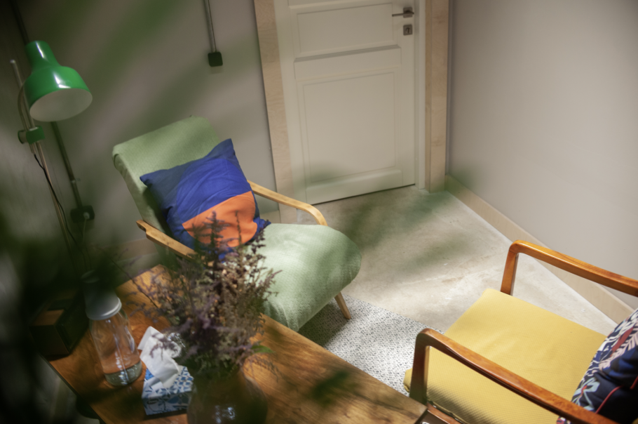 Бирюзовый кабинет психолога