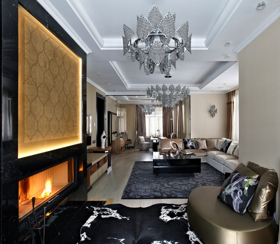 Камин ар деко