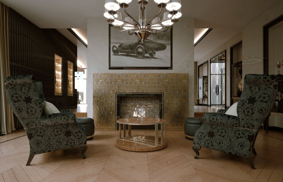 Камин Неоклассика арт деко