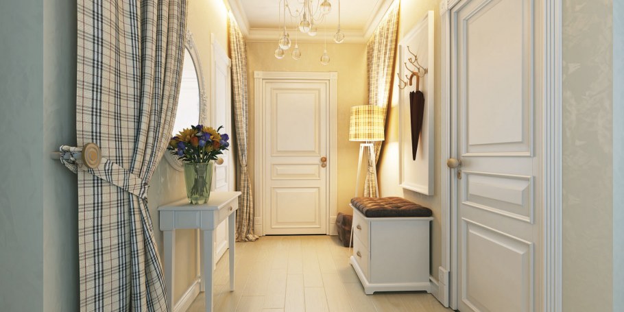 Цвет коридора в частном доме