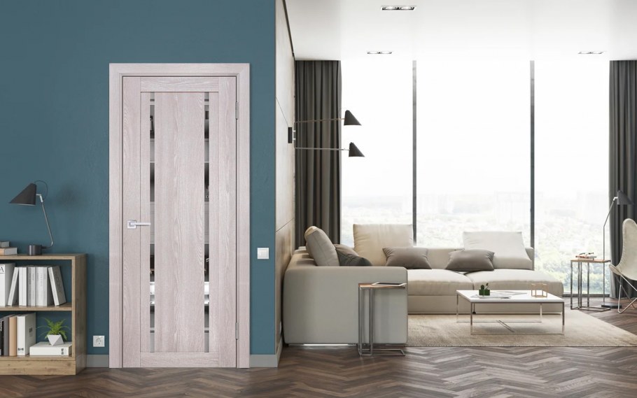 Межкомнатные двери Марсель белый Кипарис