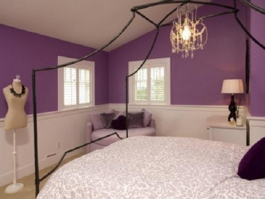 Сиреневые стены