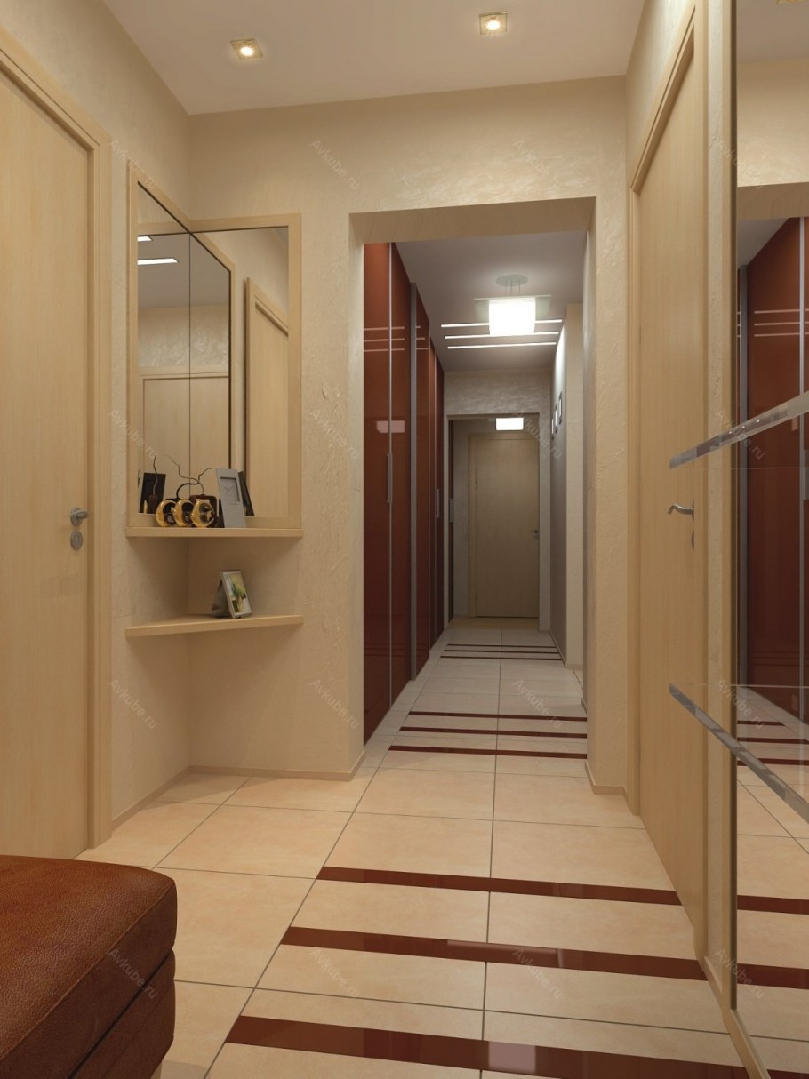 Узкий коридор в хрущевке