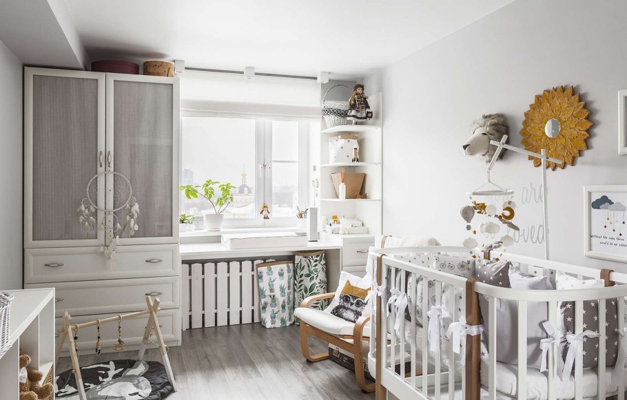 Детская комната для новорожденных