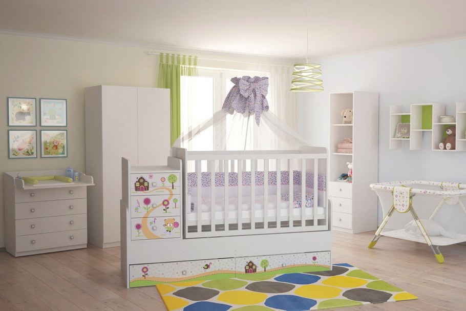 Детская кроватка Pollini simple