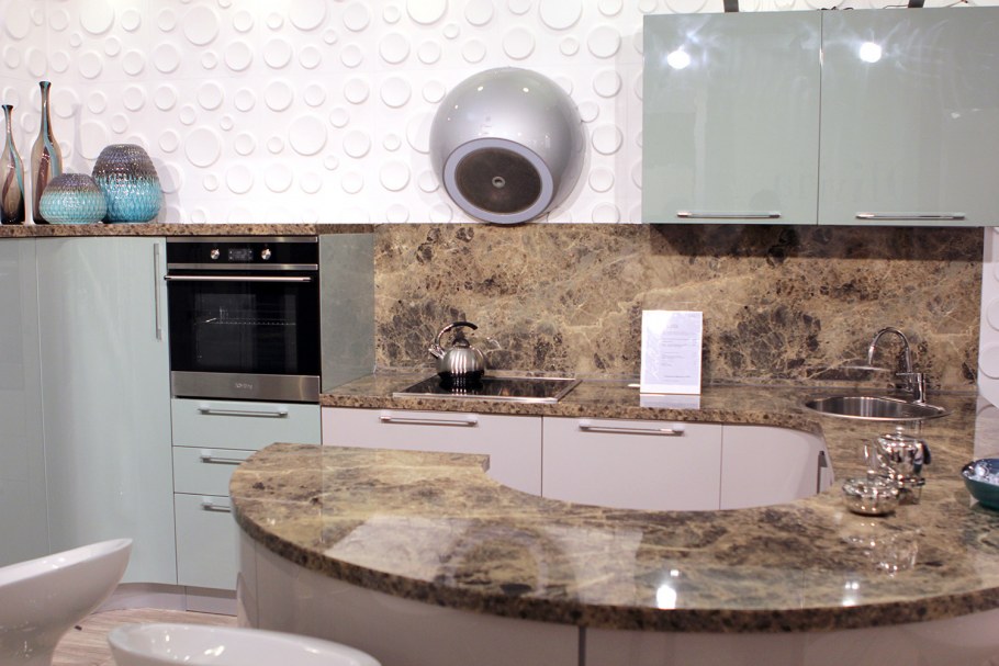 Фартук для кухни из камня