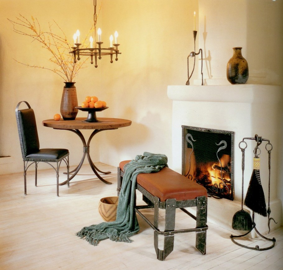 Кованная мебель в интерьере