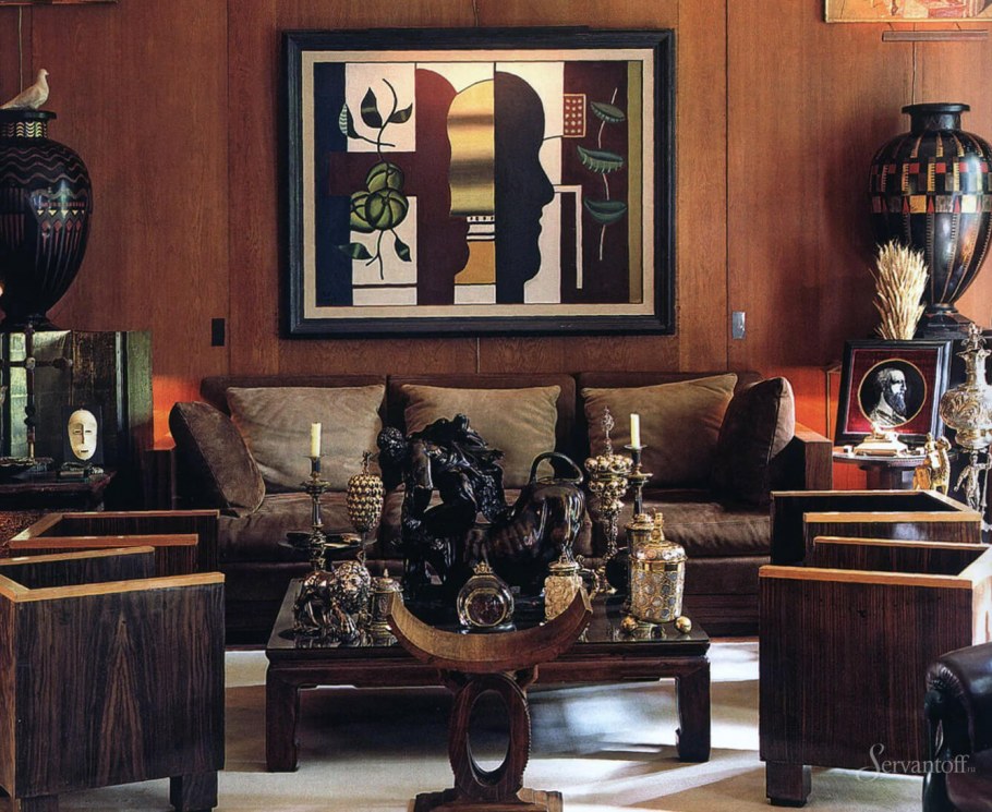 Интерьер в стиле Ив сен Лоран