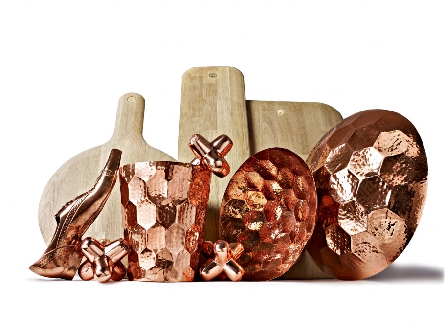 Медные предметы интерьера