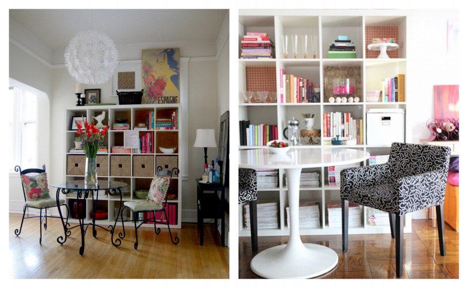 Каллакс стеллаж, черно-коричневый, 77x77 см