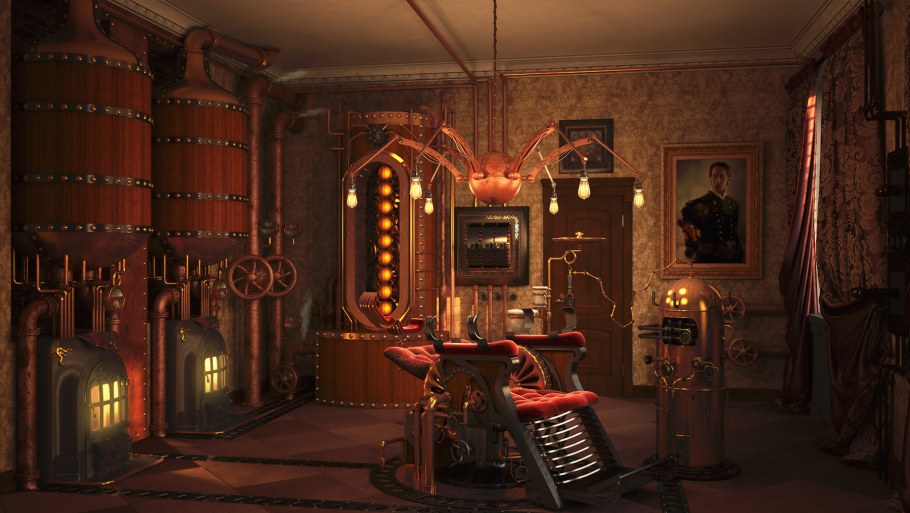 Стиль Steampunk в интерьере