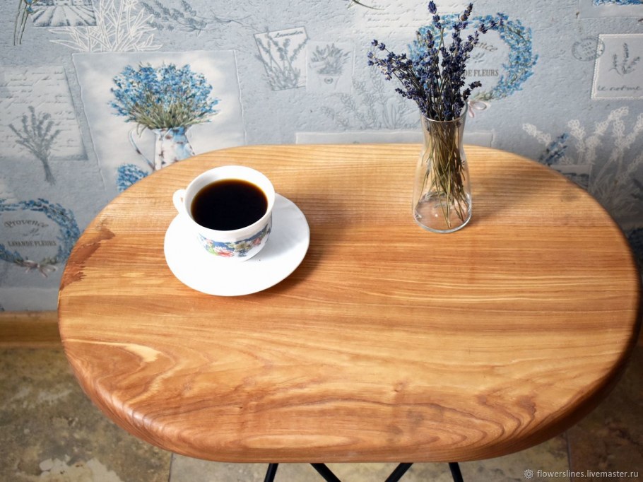 Овальный стол из ясеня