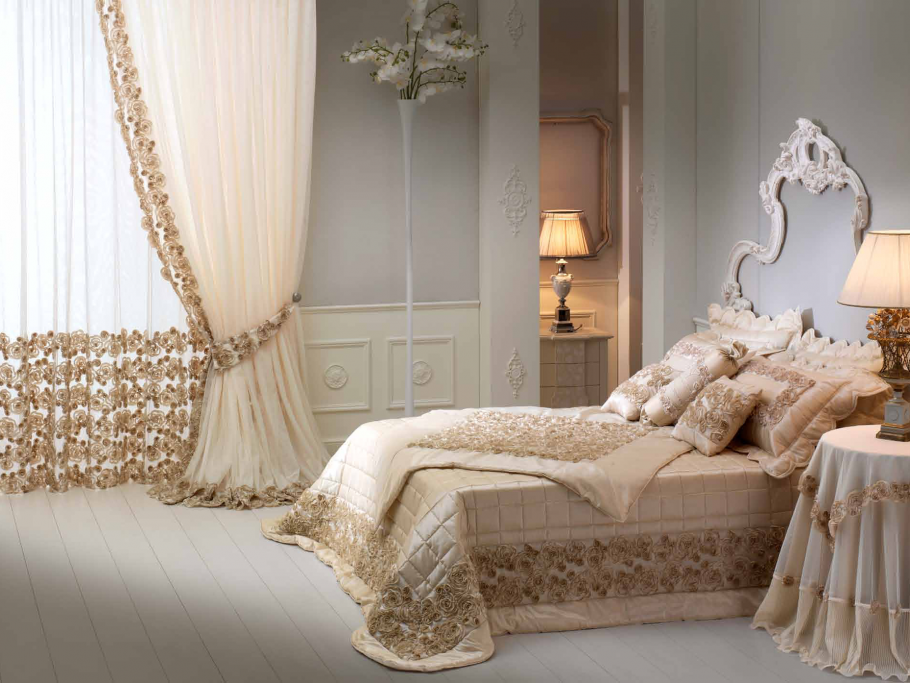 Шикарные шторы в спальню