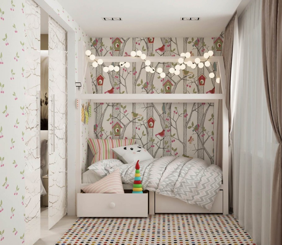 Детская совмещенная со спальней