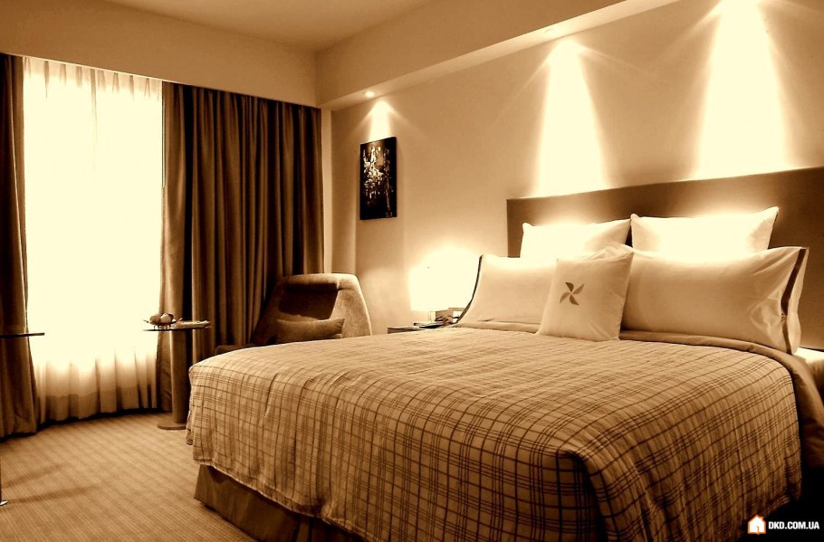 Рассеивающий свет в спальне