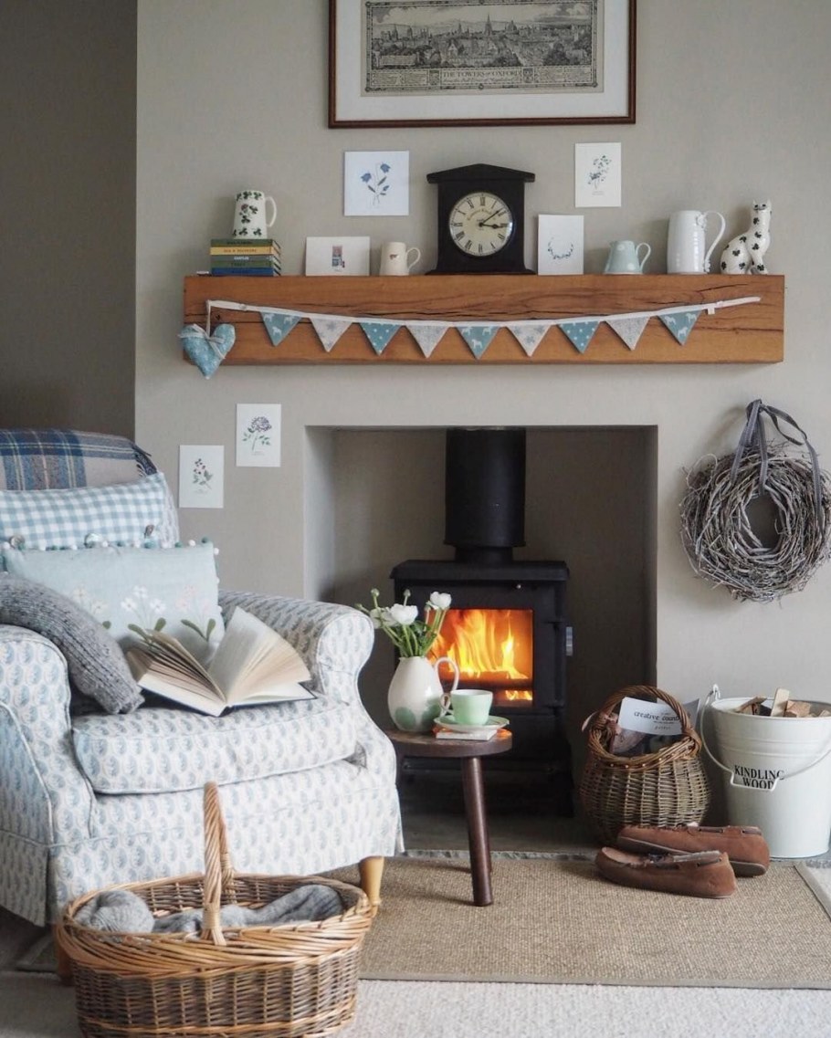 Камин в стиле хюгге