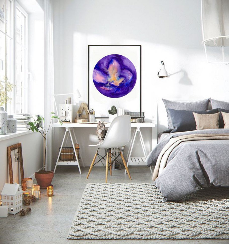 Скандинавский стиль в интерьере спальни