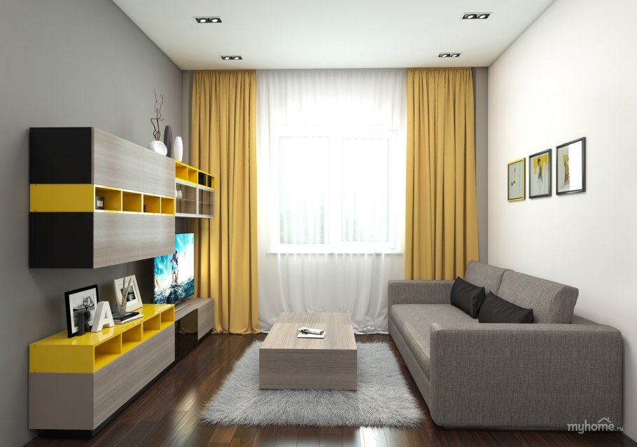 Интерьер 2х комнатной малогабаритной квартиры