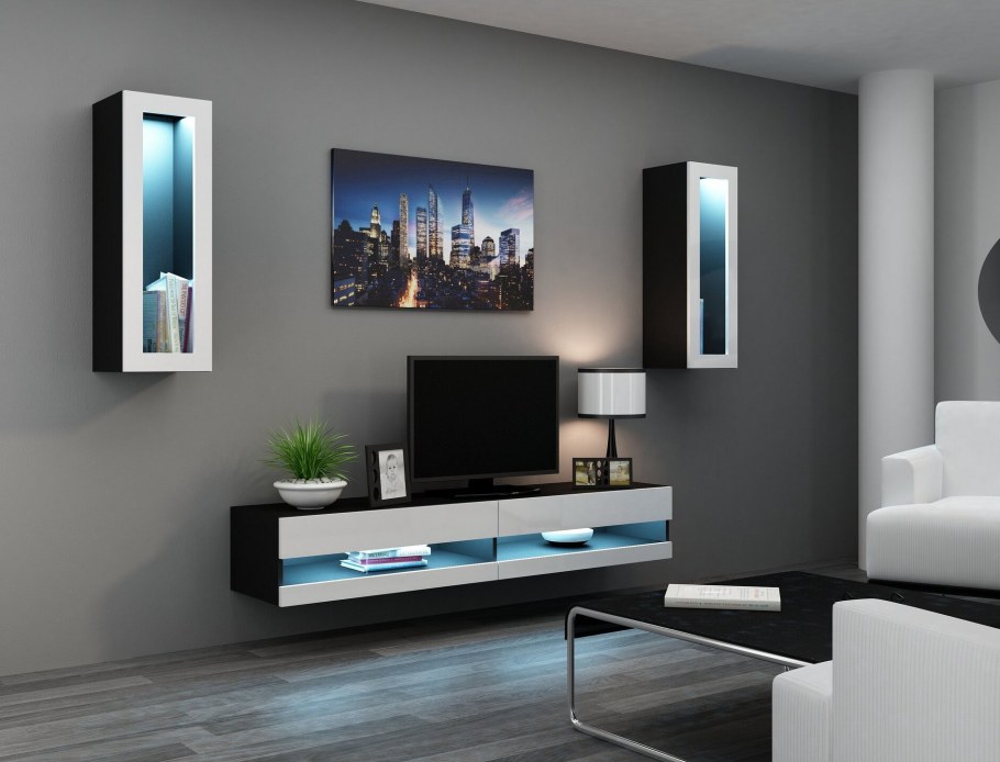 Тумба под ТВ Виго подвесная Модерн