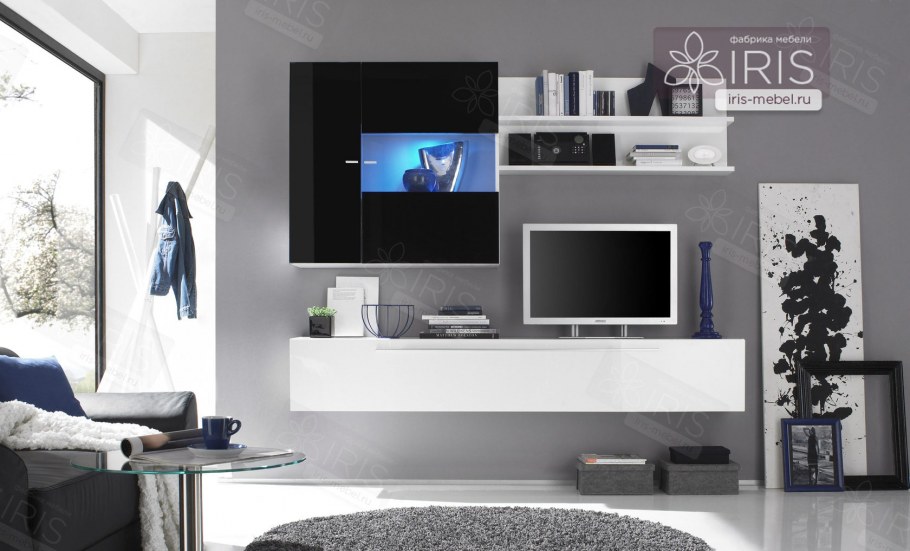 Стенка "глянец-Люкс №11" глянцевая