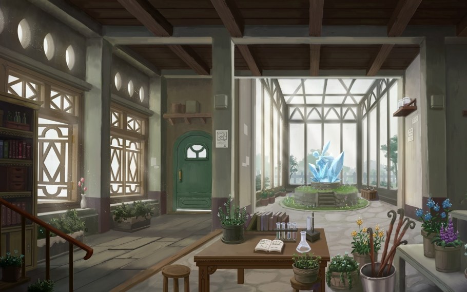 Аниме дом внутри