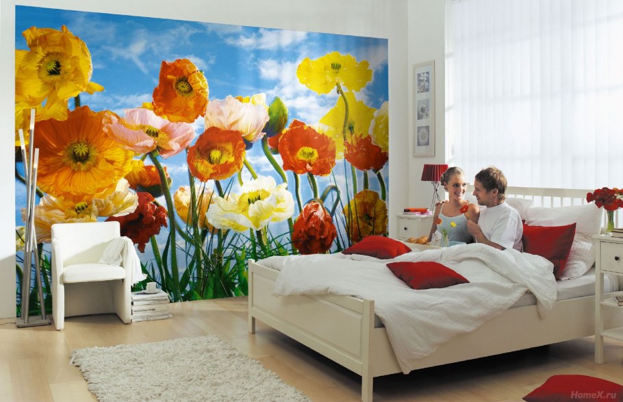 Фотообои 368*254см маки