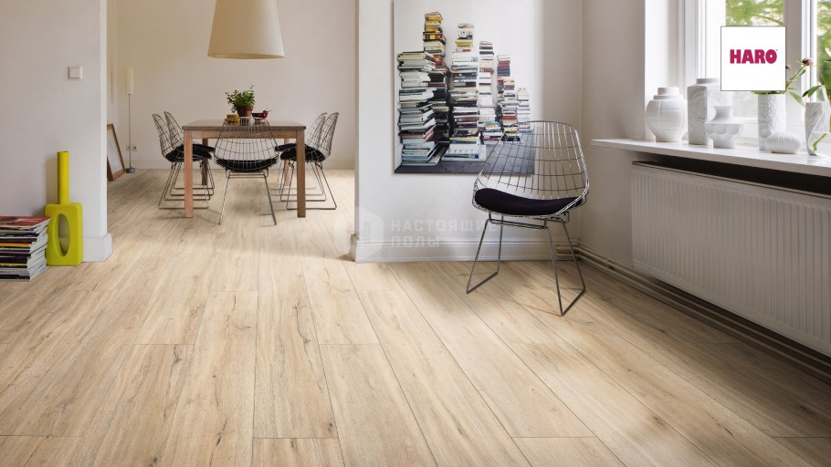 Ламинат Haro Стоун Вуд кремовый 538690