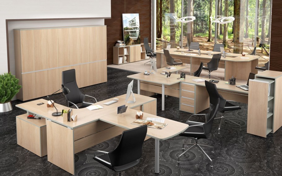 Кабинет руководителя Белла Вита дуб сонома