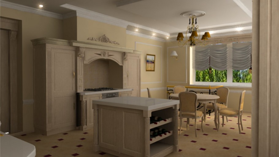 Гостиная в стиле Возрождения