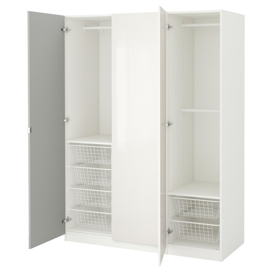 ПАКС гардероб, белый, ФОРСАНД ВИКЕДАЛЬ, 150x38x236 см