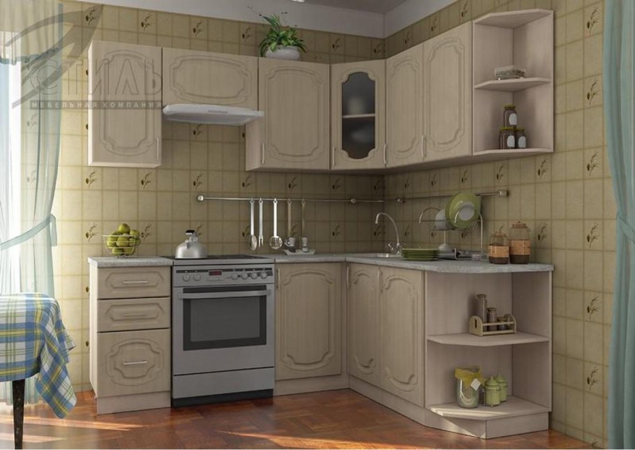 Кухня Виола Нео голубая патина