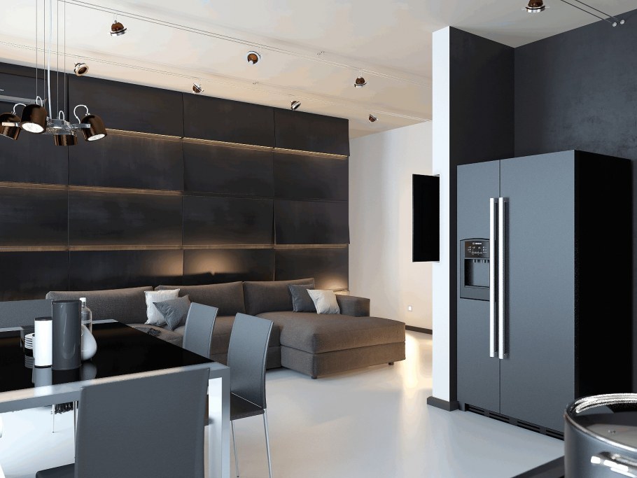 Квартира в стиле Хай тек