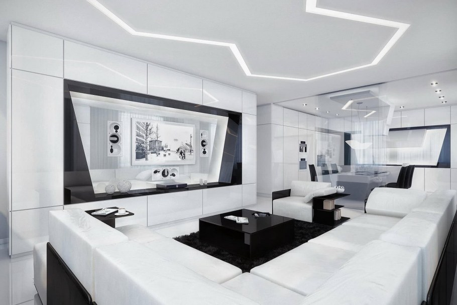 Стиль Хай-тек в интерьере