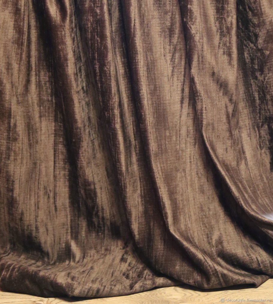 Ткани шторы бархат Мурад