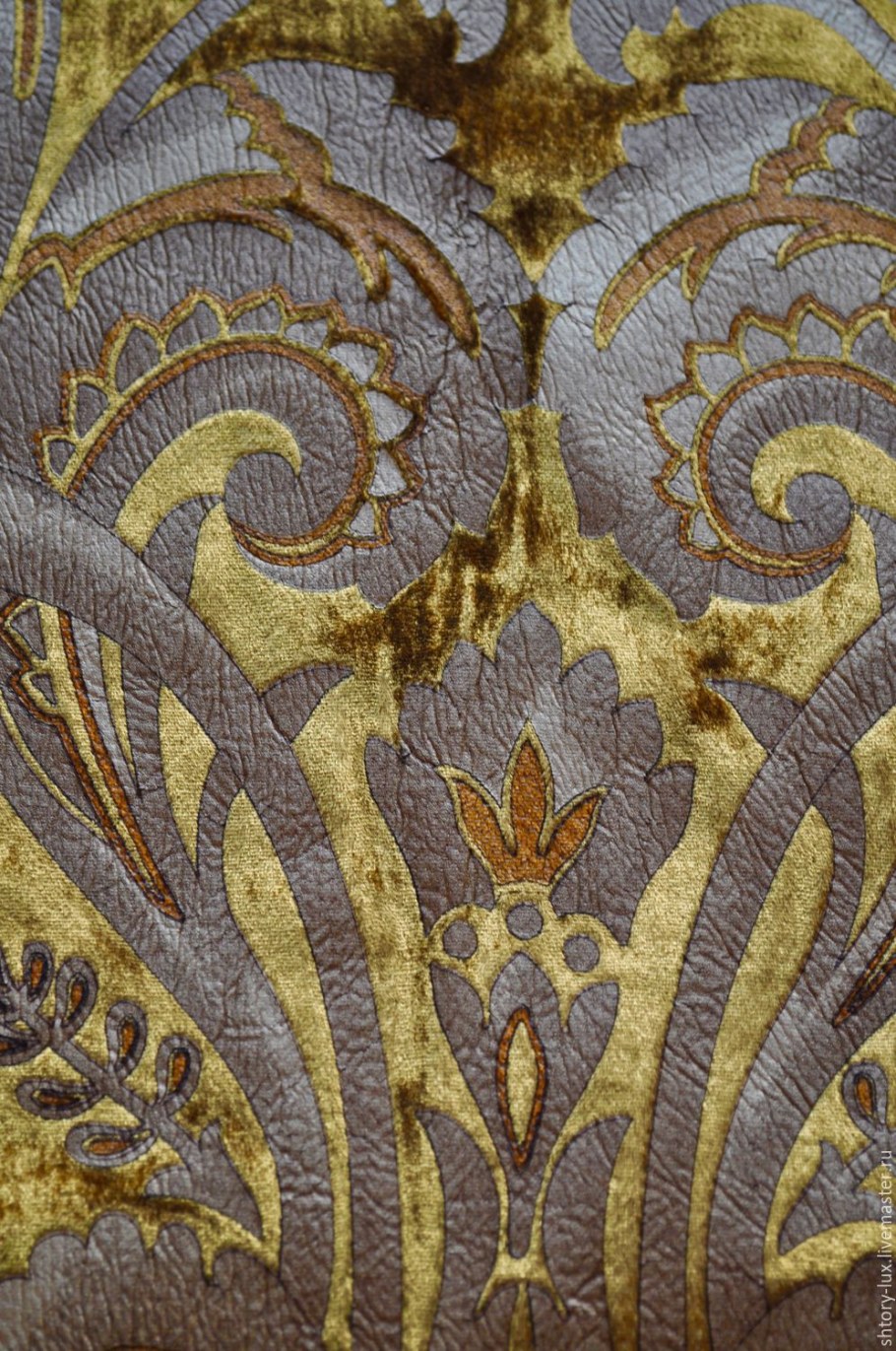 Золотистая ткань для штор