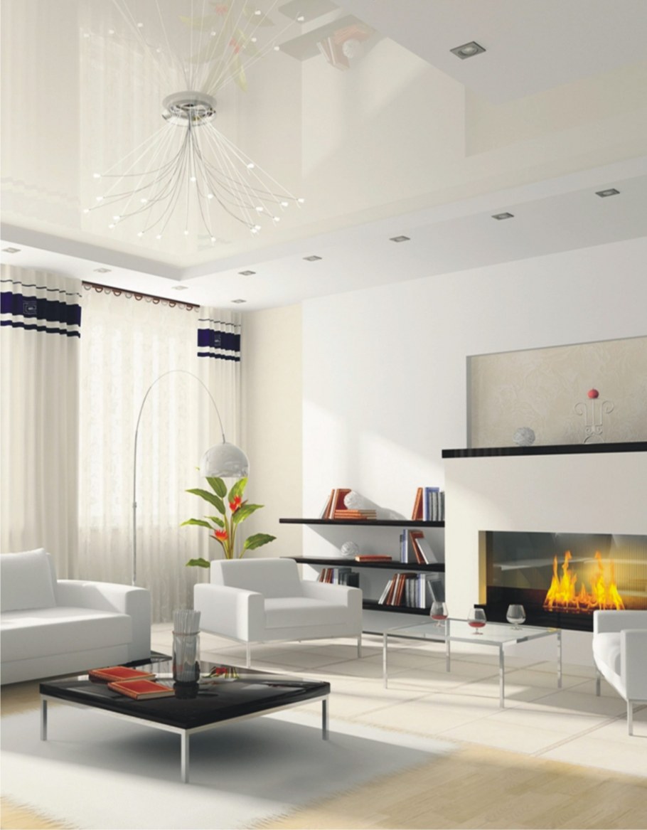 Глянцевые потолки