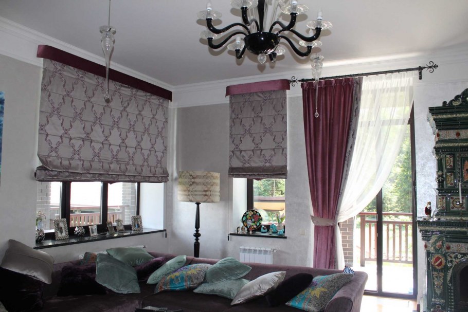 Римские шторы и обычне