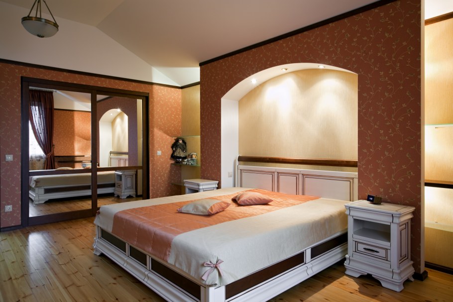 Арка в спальне