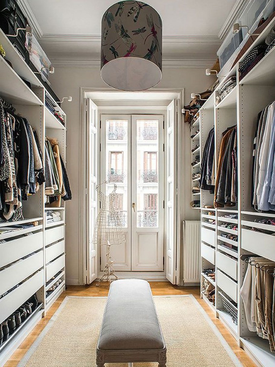 Интерьер гардеробной