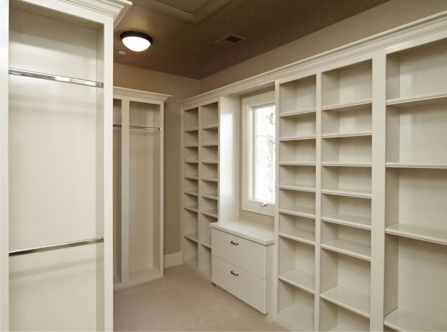 Белая гардеробная