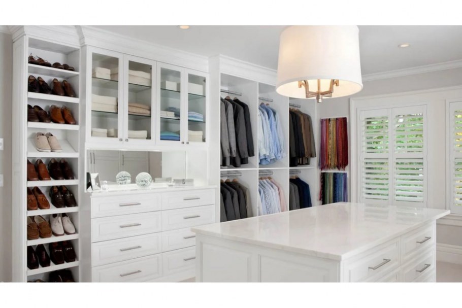 Белая гардеробная