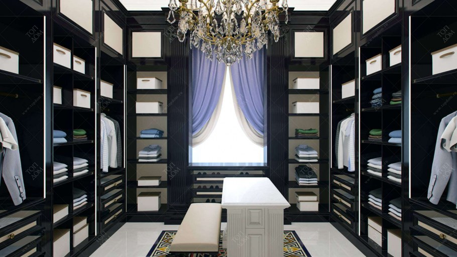 Стильные гардеробные комнаты