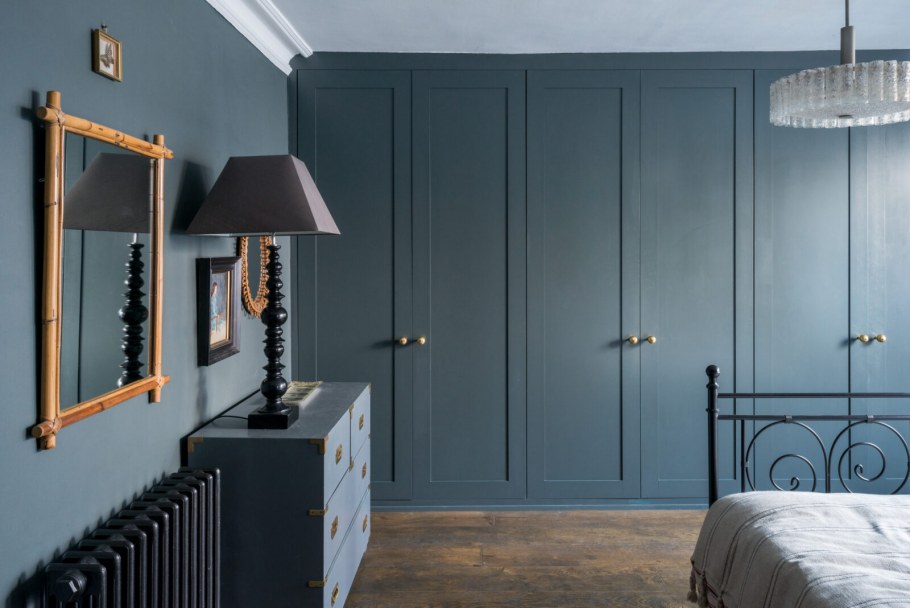 Икеа шкаф ПАКС синий