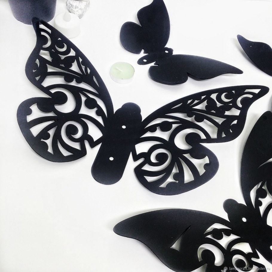 Настенный декор из металла птицы