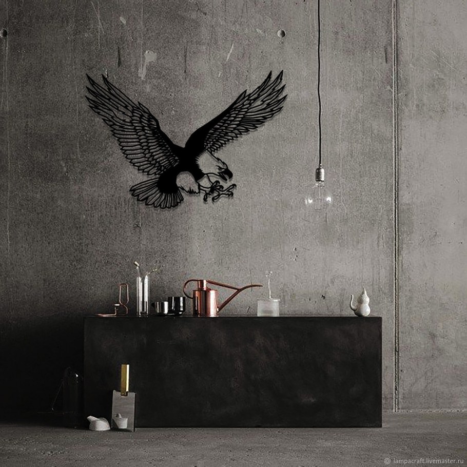 Декоративное панно на стену из металла