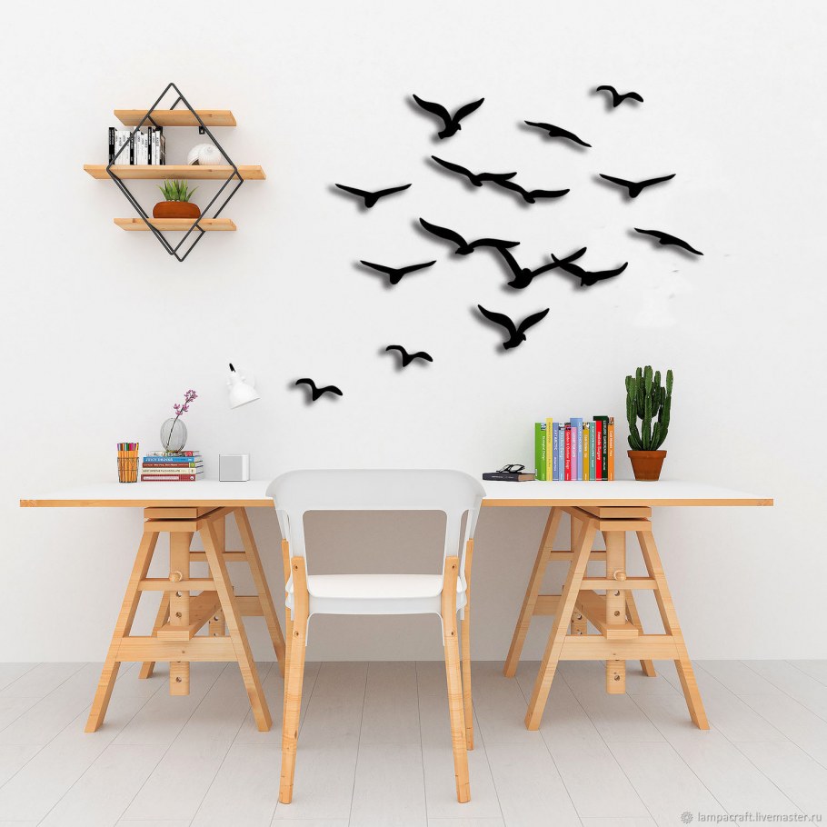 Металлический декор на стену