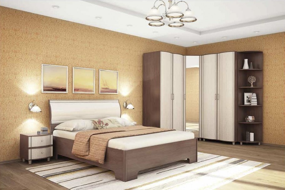 Спальный гарнитур Ненси 1 глянец