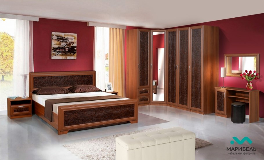 Марибель спальный гарнитур Ивушка 7