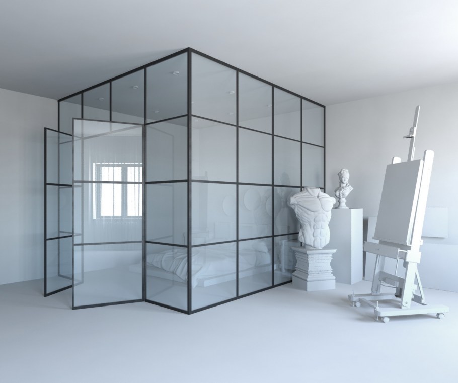 Стеклоблоки Витраблок в интерьере