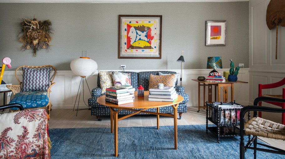 Камин в стиле бохо